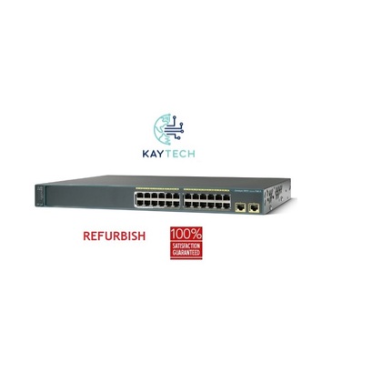 WS-C3750V2-48PS-S Cisco Catalyst 3750 V2 48 Port POE Switch